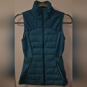 Lululemon Athletica Down For It All Women's Teal Puffer Vest